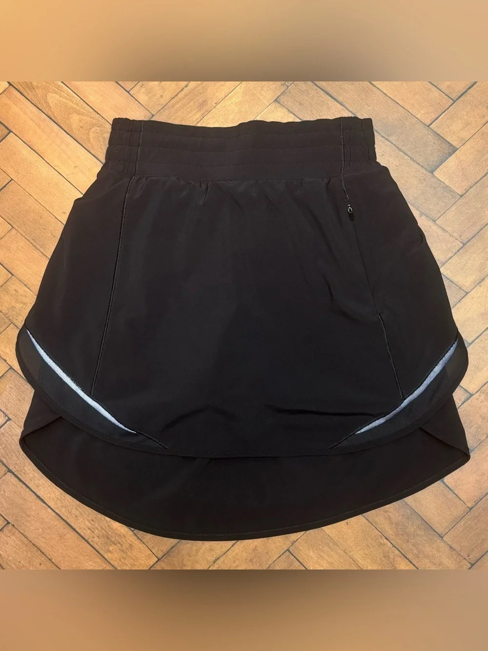 Lululemon Hotty Hot High Rise Skirt Skort In Black Size 2